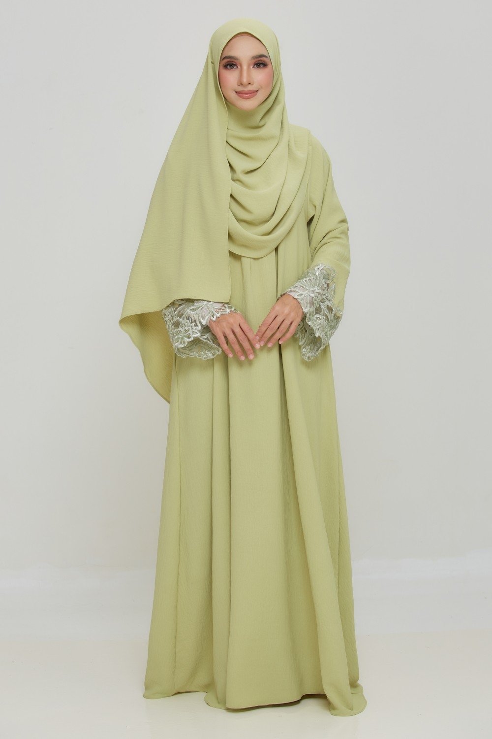 AMMARIS ABAYA - MINT GREEN